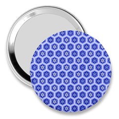 Hexagonal Pattern Unidirectional Blue 3  Handbag Mirrors by Mariart