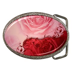 Elegant Floral Design, Wonderful Roses Belt Buckles by FantasyWorld7