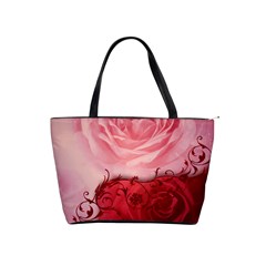 Elegant Floral Design, Wonderful Roses Classic Shoulder Handbag by FantasyWorld7