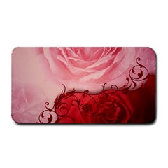 Elegant Floral Design, Wonderful Roses Medium Bar Mats by FantasyWorld7