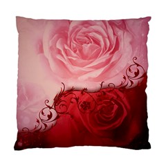 Elegant Floral Design, Wonderful Roses Standard Cushion Case (one Side) by FantasyWorld7