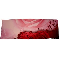 Elegant Floral Design, Wonderful Roses Body Pillow Case (dakimakura) by FantasyWorld7