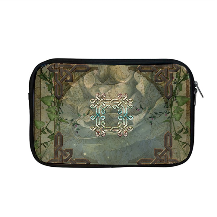 Celtic Knot On Vintage Background Apple MacBook Pro 13  Zipper Case