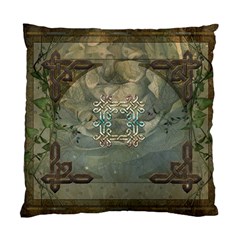 Celtic Knot On Vintage Background Standard Cushion Case (one Side) by FantasyWorld7