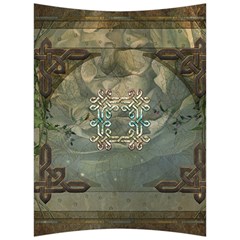 Celtic Knot On Vintage Background Back Support Cushion by FantasyWorld7