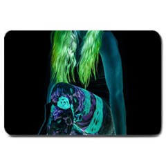 Digital Art Woman Body Part Photo Large Doormat  by dflcprintsclothing