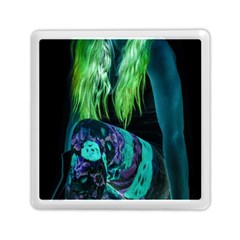 Digital Art Woman Body Part Photo Memory Card Reader (square) by dflcprintsclothing