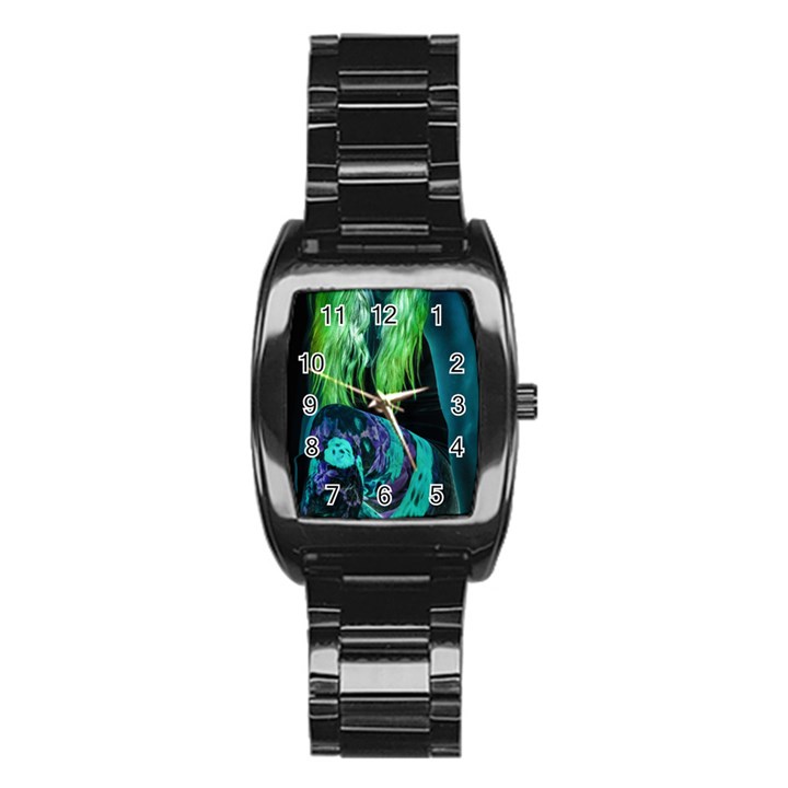 Digital Art Woman Body Part Photo Stainless Steel Barrel Watch