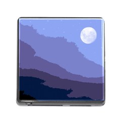 Nature Night Memory Card Reader (square 5 Slot) by LoolyElzayat