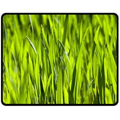 Agricultural Field   Double Sided Fleece Blanket (medium)  by rsooll