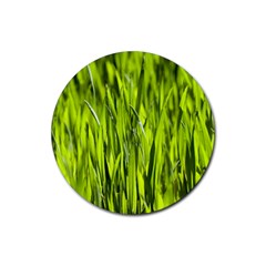 Agricultural Field   Rubber Round Coaster (4 Pack)  by rsooll