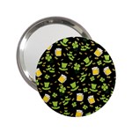 St Patricks day pattern 2.25  Handbag Mirrors Front