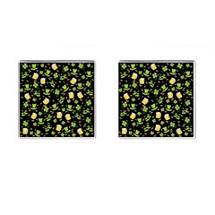 St Patricks Day Pattern Cufflinks (square) by Valentinaart