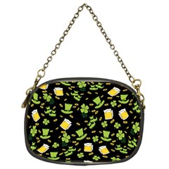 St Patricks Day Pattern Chain Purse (one Side) by Valentinaart