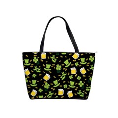 St Patricks Day Pattern Classic Shoulder Handbag by Valentinaart