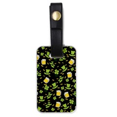 St Patricks Day Pattern Luggage Tags (one Side)  by Valentinaart