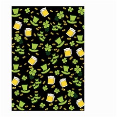 St Patricks Day Pattern Small Garden Flag (two Sides) by Valentinaart