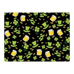 St Patricks Day Pattern Double Sided Flano Blanket (mini)  by Valentinaart