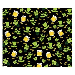 St Patricks Day Pattern Double Sided Flano Blanket (small)  by Valentinaart