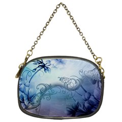 Wonderful Elegant Floral Design Chain Purse (one Side) by FantasyWorld7