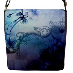 Wonderful Elegant Floral Design Flap Closure Messenger Bag (s) by FantasyWorld7