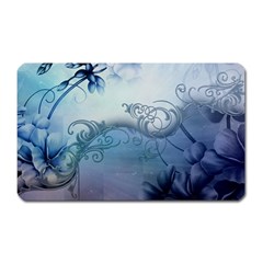 Wonderful Elegant Floral Design Magnet (rectangular) by FantasyWorld7