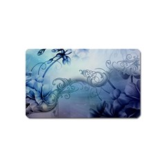 Wonderful Elegant Floral Design Magnet (name Card) by FantasyWorld7