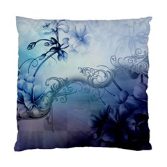 Wonderful Elegant Floral Design Standard Cushion Case (one Side) by FantasyWorld7