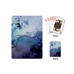 Wonderful Elegant Floral Design Playing Cards (mini) by FantasyWorld7