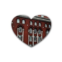 Great Southern Hotel Rubber Coaster (heart)  by Riverwoman