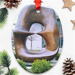 Henry Moore Oval Ornament (two Sides) by Riverwoman