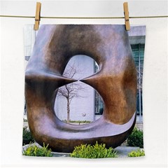 Henry Moore Face Towel by Riverwoman