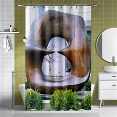 Henry Moore Shower Curtain 48  X 72  (small)  by Riverwoman