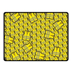 Gilet Jaune Pattern Yellowvests Cowcow Gilet Jaune Pattern Funny Yellow Vests Fleece Blanket (small) by snek