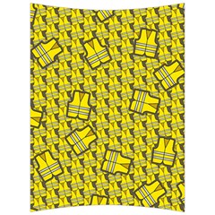 Gilet Jaune Pattern Yellowvests Cowcow Gilet Jaune Pattern Funny Yellow Vests Back Support Cushion by snek