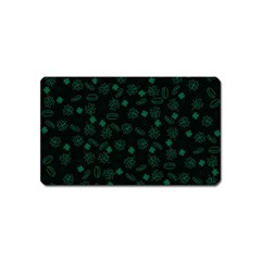 St Patricks Day Pattern Magnet (name Card) by Valentinaart