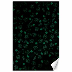 St Patricks Day Pattern Canvas 24  X 36  by Valentinaart