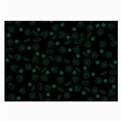 St Patricks Day Pattern Large Glasses Cloth by Valentinaart