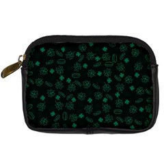 St Patricks Day Pattern Digital Camera Leather Case by Valentinaart