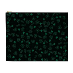 St Patricks Day Pattern Cosmetic Bag (xl) by Valentinaart