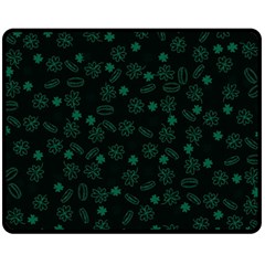 St Patricks Day Pattern Fleece Blanket (medium)  by Valentinaart