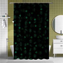 St Patricks Day Pattern Shower Curtain 48  X 72  (small)  by Valentinaart