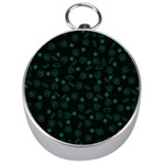 St Patricks day pattern Silver Compasses Front