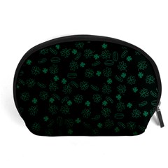 St Patricks Day Pattern Accessory Pouch (large) by Valentinaart