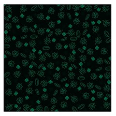 St Patricks Day Pattern Large Satin Scarf (square) by Valentinaart