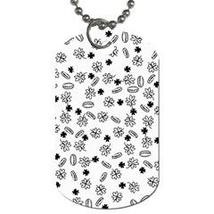 St Patricks day pattern Dog Tag (One Side)