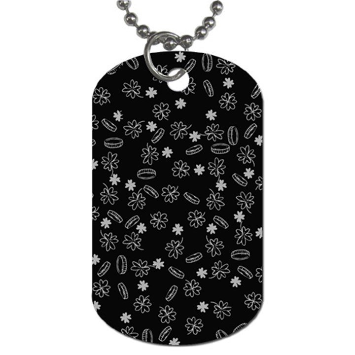 St Patricks day pattern Dog Tag (Two Sides)