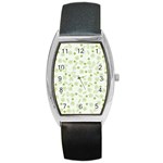 St Patricks day pattern Barrel Style Metal Watch Front