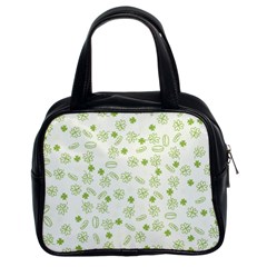 St Patricks Day Pattern Classic Handbag (two Sides) by Valentinaart