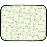 St Patricks day pattern Double Sided Fleece Blanket (Mini)  35 x27  Blanket Front